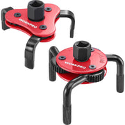 WORKPRO Universal Oil Filter Wrench Adjustable (2-3/4" to 5-1/8"), Oil Filter Removal Tool, Oil Filter Change Set, Ideal for Engine Filters, Conduit, & Fittings
