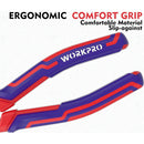 WORKPRO 6” Wire Cutters Heavy Duty CRV Steel, Diagonal Pliers for Cutting Wires Craft, Comfort Grip Handle