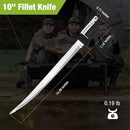 WORKPRO 10" Replacement Blades Only for 12V Cordless Electric Fillet Knife (W125223AH)