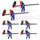WORKPRO 6 Pcs Woodworking Bar Clamps