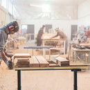 WORKPRO 48" Electric Standing Height Adjustable Workbench with 48"x24" Wooden Top and Dual Motor