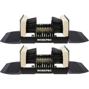 WORKPRO Boot Brush Scraper Outdoor, Shoe Cleaner Brush, Boot Scrubber, Heavy Duty Boot Cleaning Brush, 2 Pack