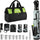 WORKPRO Cordless Electric Ratchet Wrench, 3/8" 12V 40 Ft-lbs Electric Ratchet Wrench 9 Pcs Set