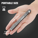 WORKPRO LED Pen Light, Aluminum Pen Flashlights, Pocket Flashlight with Clip for Inspection, Emergency, Everyday, 2AAA Batteries Include, Gray(4-Pack)