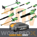 WORKPROX 20V Electric Cordless Leaf Blower, Variable Speed, 4.0Ah Battery & type-C Charging Cable Included
