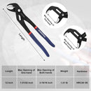 WORKPRO 12-Inch Groove Joint Pliers, Fast Adjust Tongue and Groove Pliers | CR-V Water Pump Pliers with V-Jaw Design & Comfort Grips for Plumbing, Auto & Home Repair