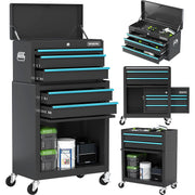 WORKPRO 5-Drawer Rolling Tool Chest, Sliding Metal Drawer Rolling Tool Storage Cabinet
