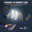 WORKPRO Rechargeable Underhood Work Light, 25inch Long Foldable LED Work Light Bar, 3 Lighting Modes with Adjustable Straps and Hooks, Magnetic Light for Car Repairing/Garage/Workshop/Emergency