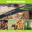 WORKPRO 9 Inch Japanese Teeth Reciprocating Saw Blades, 6TPI Arc Edge Wood Pruning Saw Blades for Tree Trimming, Wood Cutting, Durable Sharp, 3 Pack