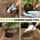 WORKPRO 11" Garden Hand Trowel, Heavy Duty Polished Stainless Steel Garden Shovel with Wooden Handle, Hand Gardening Tool for Digging, Planting, Transplanting