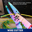 WORKPRO 8" Wire Stripper/Wire Crimping Tool, Wire Stripper Tools for 10-22 AWG,Wire Cutter, Wire Crimper, Cable Stripper, Wiring Tools and Multi-Function Hand Tool with Titanium Coated