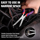 WORKPRO Electrical Disconnect Pliers, 8 Inch Automotive Electrical Connector Pliers with Ergonomic Handle, Fixion Tools Pliers, Automotive Plug Removal Tool for Car Fuel Pump, Spark Plug