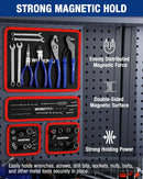 WORKPRO 4-Piece Magnetic Tool Mat, Flexible Magnetic Tool Holder Tray with Durable PVC Surface for Garage, Workshop and Auto Repair (6.4 x 5.3/12.6 x4.1/12.6 x9.6 in)