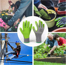 WORKPRO 6 Pairs Garden Work Gloves with Eco Latex Palm Coated - Medium