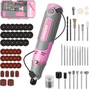 WORKPRO 3.6V Pink Electric Cordless Rotary Tool Set - Pink Ribbon