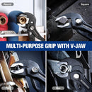 WORKPRO 12-Inch Groove Joint Pliers, Fast Adjust Tongue and Groove Pliers | CR-V Water Pump Pliers with V-Jaw Design & Comfort Grips for Plumbing, Auto & Home Repair