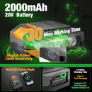 WORKPROX 20V Cordless 6 inch Electric Mini Chainsaw with Type-C Fast Charging 2.0Ah Battery