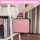 WORKPRO 100 Pcs / 236 Pcs Pink Tool Kit with Easy Carrying Round Pouch Perfect for DIY Home Maintenance - Pink Ribbon