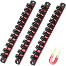 WORKPRO Magnetic Screwdriver Organizer and Wrench Organizer, Aluminum Rail Magnetic Tool Organizer, Tool Holder, Toolbox Organization, 36-Slot Screwdriver and Wrench Holder (Tools not Included)