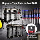 WORKPRO Magnetic Screwdriver Organizer and Wrench Organizer, Aluminum Rail Magnetic Tool Organizer, Tool Holder, Toolbox Organization, 36-Slot Screwdriver and Wrench Holder (Tools not Included)