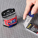 WORKPRO 50-Pack Utility Knife Blades with Dispenser, SK5 Steel Box Cutter, Standard Blades for Utility Knife Replacement