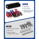 WORKPRO 2-Pack Plier Organizer Rack, Pliers Holder and Cutter Organizers with Non-Slip Rubber Base, 20-Slot Tool Box Organizer, Tool Drawer Organizer, Tool Storage, Plier Rack (Pliers Not Included)