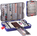 WORKPRO 698-Piece Rotary Tool Accessories Kit, Rotary Tool Bits for Easy Cutting, Grinding, Sanding, Polishing, Cleaning, Drilling, Carving and Engraving