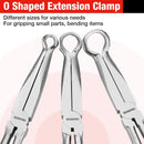 WORKPRO 3 PCS 11" Hose Gripper Plier Set, Long Reach Hose Gripping Pliers, 5/16-Inch, 1/2-Inch, 3/4-Inch Dia, Spark Plug Boot Removal Pliers, Serrated Jaws for Hard to Reach Narrow Spaces