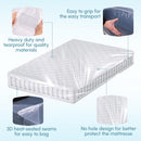 WORKPRO 2-Pack Queen/King Size Plastic Mattress Bags for Moving, 2mil Thick Water-Resistant Mattress Protector Storage Covers, Tear-Resistant Mattress Disposal Cover (78"x100")