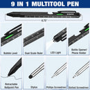 WORKPRO Father’s Day Gifts for Men, 9 Functions Multi-tool Pen Set, Birthday Gifts for Who Have Everything, Cool EDC Gadgets for Men, Stocking Stuffers, for Dad Grandpa Husband Him Adults Boyfriend