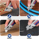 WORKPRO Utility Knife Set, 2-Pack Retractable Box Cutters with Quick-Change Blade System, Twine Cutter, Heavy-Duty Razor Knives with Comfort Grip, Includes 10 Extra Blades