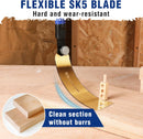 WORKPRO 8 Inch Japanese Pull Saw, Double-Edged Hand Saw for Wood Cutting with 7-9&18 TPI, SK5 Flexible Blade Flush Cut Saw with Non-Slip TPR Handle, Perfect Woodworking Tool Gift