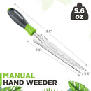 WORKPRO Hand Weeder Puller, 5-in-1 Stainless Steel Garden Trowel with Soft Handle, Gardening Weeding Tool for Easy Weeder Removal, Planting, Weeding, Flower & Vegetable Care in Garden Lawn Yard
