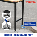 WORKPRO 48x20" Workbench  with Leveling Foot, 1200 LBS Load Capacity