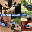 WORKPRO Multitool-11 in 1 Camping Tools with Mini Hammer-EDC Gear Multi Tools Hammer with Safety Lock and Pouch-Mini Multitools Gifts for Men and Women