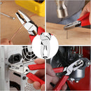 WORKPRO 6.5" Linesman S Screw Extractor Pliers(Combination Pliers) with Unique Non-slip Jaws, Stripped Screw Remover Tool, Lineman Plier for Quickly Removal of Damaged or Rusted Fasteners