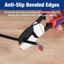 WORKPRO 8 Inch Cable Cutter with Twin Cutting Edge, Heavy Duty Wire Cutters with Anti-Slip Beveled Edge Up to 3/16", Cable Clippers for Aluminum, Copper, Wire, and Communications Cable