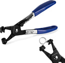 WORKPRO Hose Clamp Pliers | Hose Clamp Tool with Swivel Flat Band for Removal and Installation of Spring Hose Clamps, for Automotive Fuel Oil Water Hose