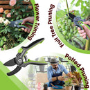 WORKPRO Anvil Pruning Shears, 8’’ Professional Gardening Hand Pruner with SK5 Steel Sharp Blades, Ideal Gardening Tool for Cutting and Trimming, Green