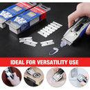 WORKPRO 200-Pack Single Razor Edge Blades, Industrial Scraper Razor Blades, High Carbon Steel One Edge Razor Blades