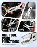 WORKPRO 2-Piece Mini Pliers Set with Pouch, 4-Inch Slip Joint Plier & Water Pump Plier, Heavy-Duty Alloy Steel Adjustable Plier with Anti-Rust Coating, Pocket Pliers for Tight Spaces & Versatile Use