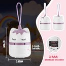 WORKPRO 2-Pack Kids Camping Lanterns with RGB Lights, Battery Powered with Lanyard, Fun Night Light Gifts for Kids - Unicorn Design