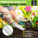 WORKPRO Hand Weeder Puller, 5-in-1 Stainless Steel Garden Trowel with Soft Handle, Gardening Weeding Tool for Easy Weeder Removal, Planting, Weeding, Flower & Vegetable Care in Garden Lawn Yard