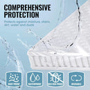 WORKPRO 2-Pack Queen/King Size Plastic Mattress Bags for Moving, 2mil Thick Water-Resistant Mattress Protector Storage Covers, Tear-Resistant Mattress Disposal Cover (78"x100")