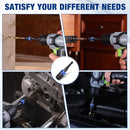 WORKPRO Drill Screwdriver Bit Holder for Impact Driver Bits, 3" Drill Bit Extension, 1/4 Inch Hex Shank Quick Release Extension Adapter, Ideal for Nuts, Drills and Socket Driver Adapters