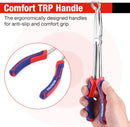 WORKPRO 3 PCS 11" Hose Gripper Plier Set, Long Reach Hose Gripping Pliers, 5/16-Inch, 1/2-Inch, 3/4-Inch Dia, Spark Plug Boot Removal Pliers, Serrated Jaws for Hard to Reach Narrow Spaces