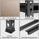 WORKPRO 5-Tier Adjustable Metal Rack Storage Heavy Duty Shelving Unit, 36”W x 18”D x 72”H, 4000 lbs Load Capacity