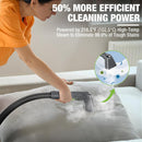 WORKPRO Portable Steam Carpet & Upholstery Cleaner Machine, 16KPa Suction with 4 Cleaning Modes, Spot Cleaner Machine with Heating System and Multi-Function Tools for Sofa, Pet Stains & Car Interior