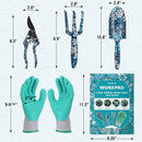 WORKPRO 4PCS Heavy Duty Aluminum Hand Garden Tool Set