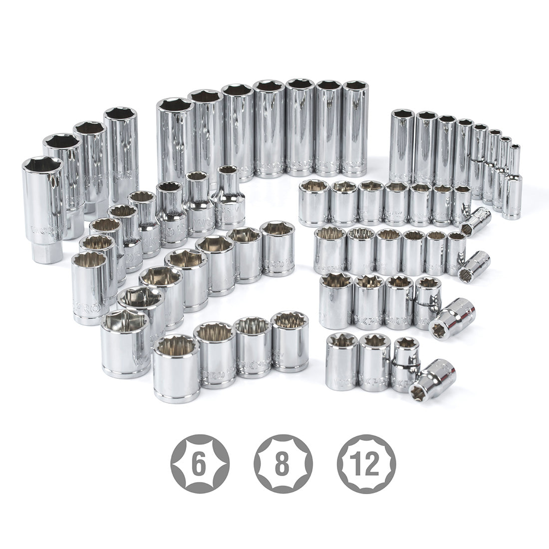 WORKPRO 450 Pcs mechanics tool set with chrome-plated steel innovation, quality, and durable sockets